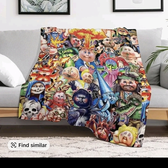 Colorful Graphic Blanket - Picture 2 of 3